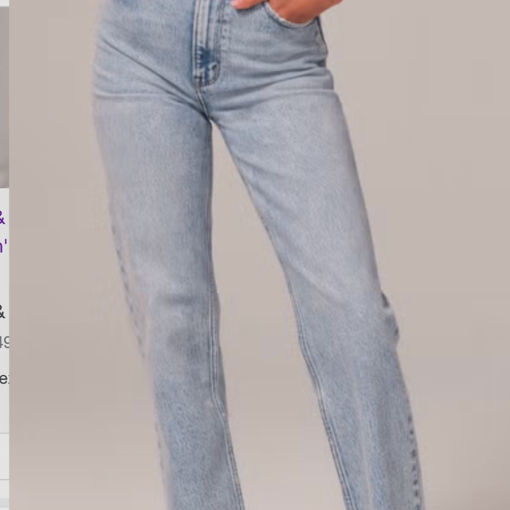 Abercrombie 90’s high rise